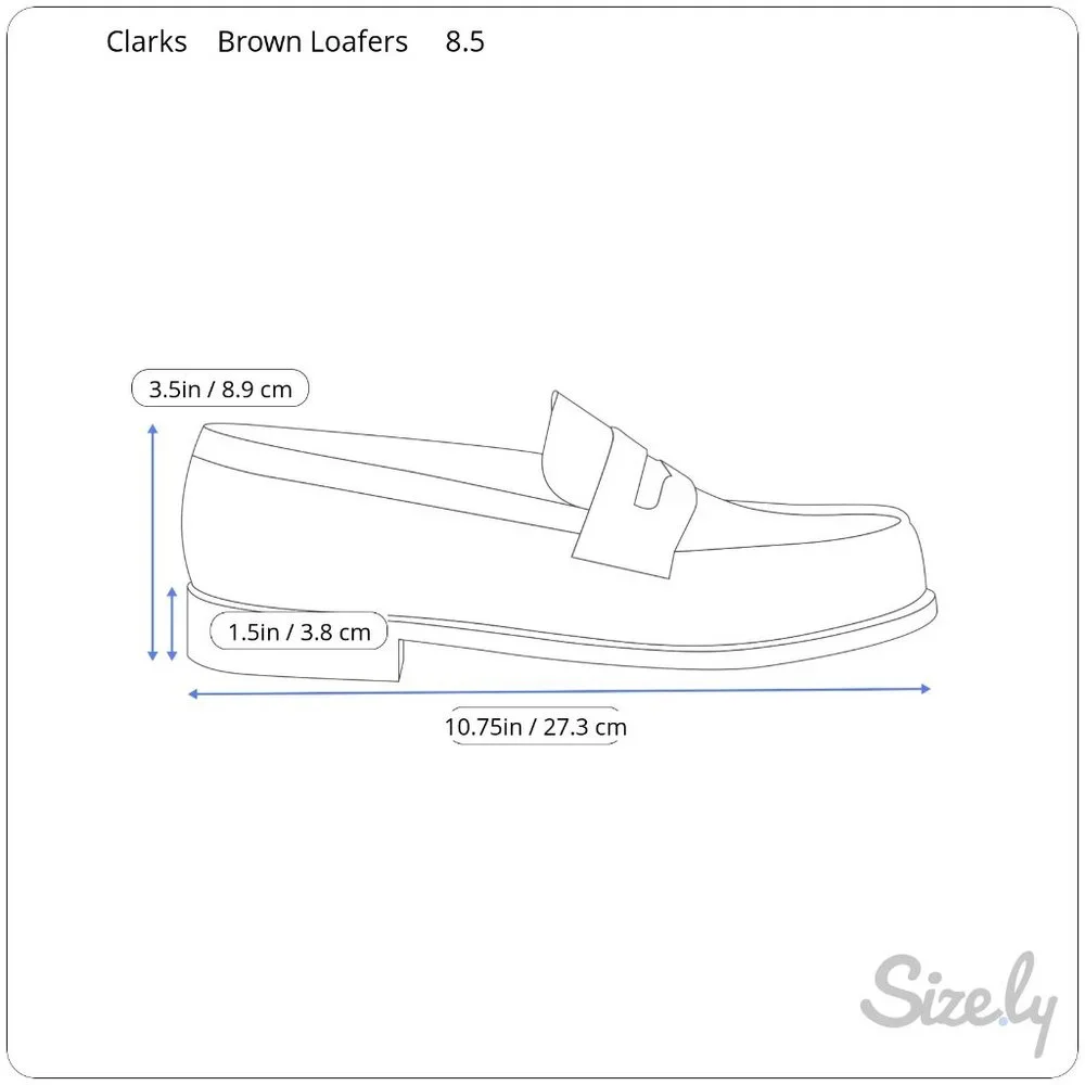 Clarks Collection Women's Brown Tasseled Comfort Loafers, Size 8.5 - Picture 10 of 10